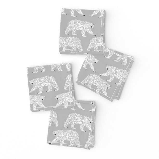 Cocktail Napkins Cats Hipster Black White Cute Animals Pets Cat Kitten Set of 4 Cocktail Napkins Cats Hipster Black White Cute Animals Pets Cat Kitten Set of 4